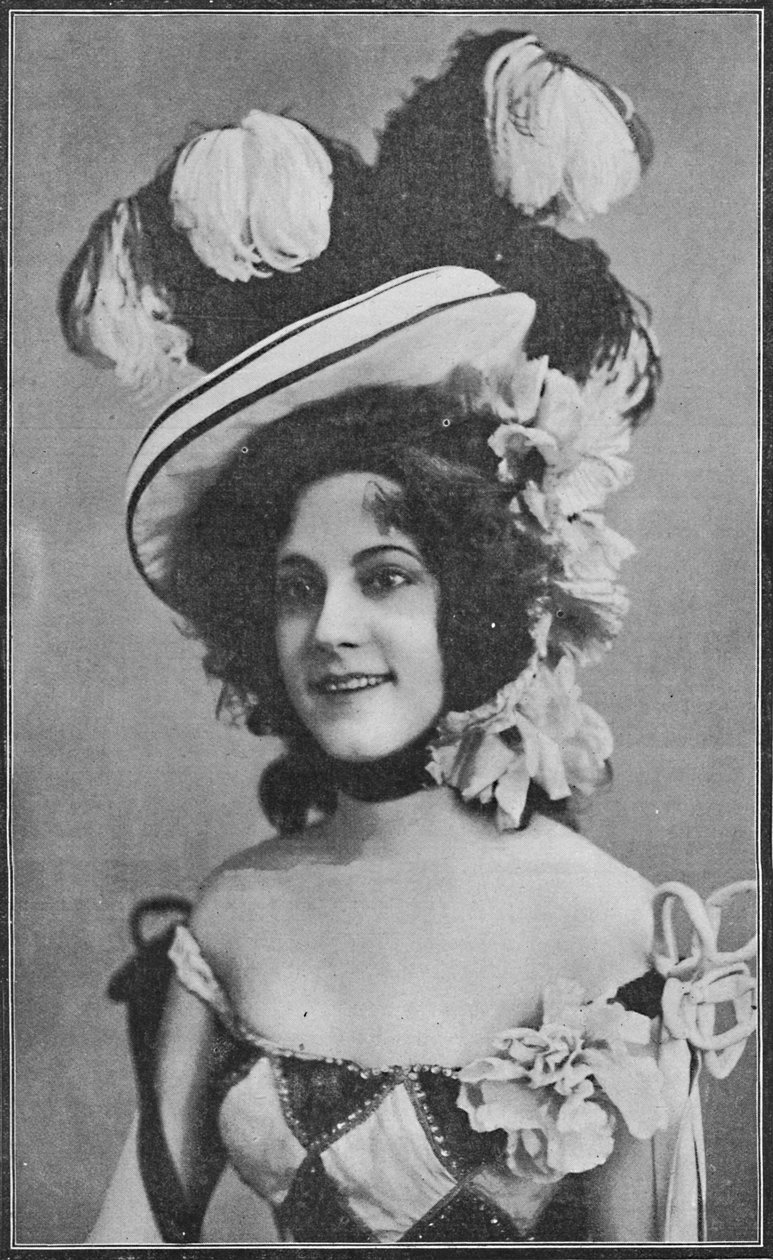 Mabelle Gilman小姐，赌场中的迷人女孩-Shaftesbury的Casino Girl，1 作者 威廉和丹尼尔唐尼