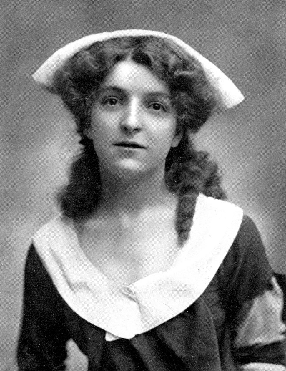 莫莉·麦金太尔（Molly McIntyre）1886-1952，苏格兰女演员，1905年。 作者 威廉和丹尼尔唐尼