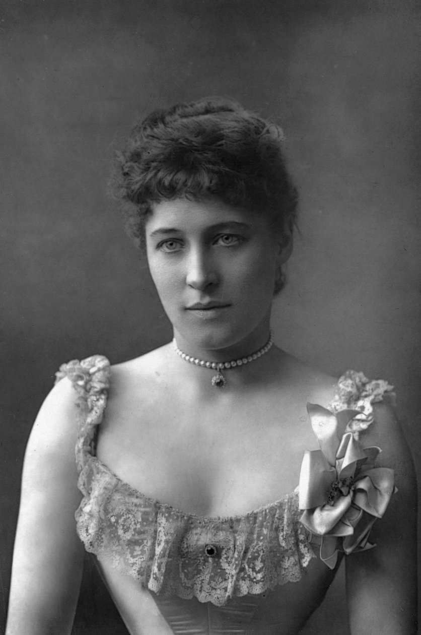 英国女演员Lillie Langtry夫人，1890年 作者 威廉和丹尼尔唐尼
