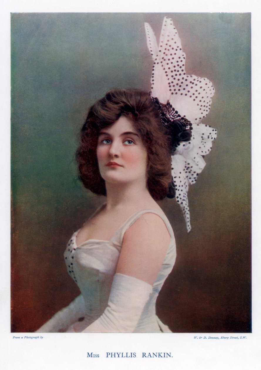 菲利斯·兰金（Phyllis Rankin），美国女演员，1901年。 作者 威廉和丹尼尔唐尼