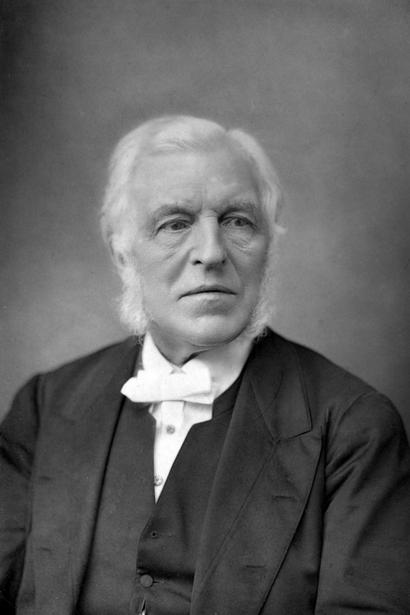 亨利·艾伦牧师（Reverend Henry Allon）1818-1892年，英国不服从神教，1890年。 作者 威廉和丹尼尔唐尼