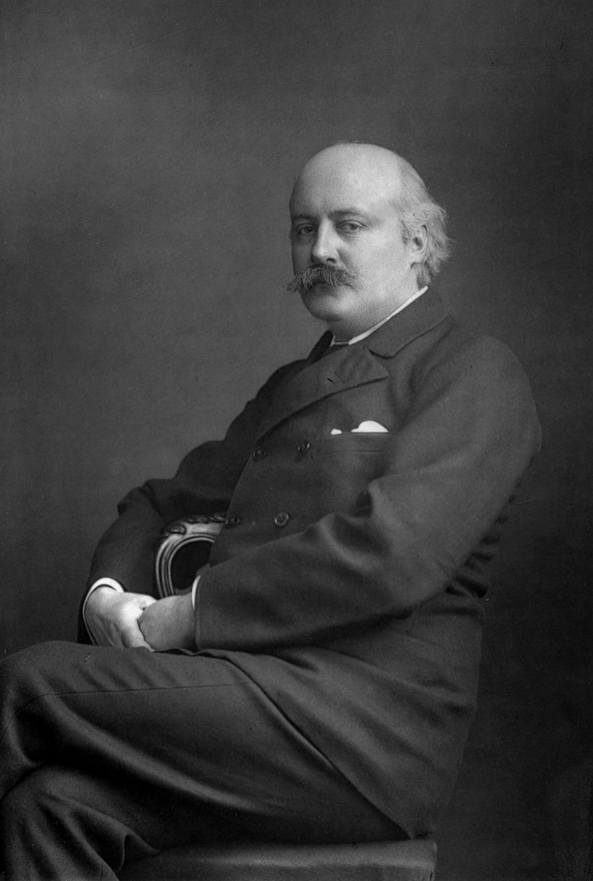 查尔斯·休伯特·黑斯廷斯·帕里爵士（1848-1918），英国作曲家，1893年。 作者 威廉和丹尼尔唐尼