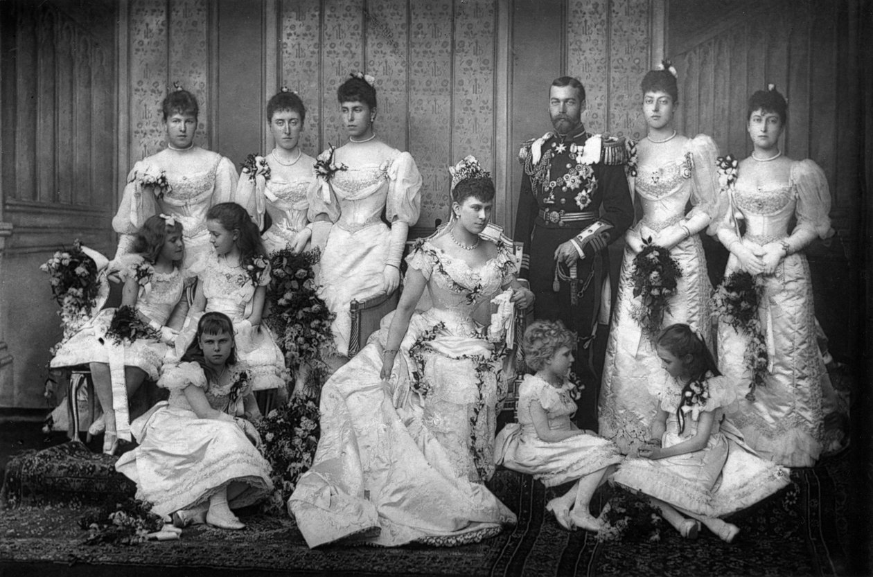 约克公爵夫人和伴娘，1893年。 作者 威廉和丹尼尔唐尼
