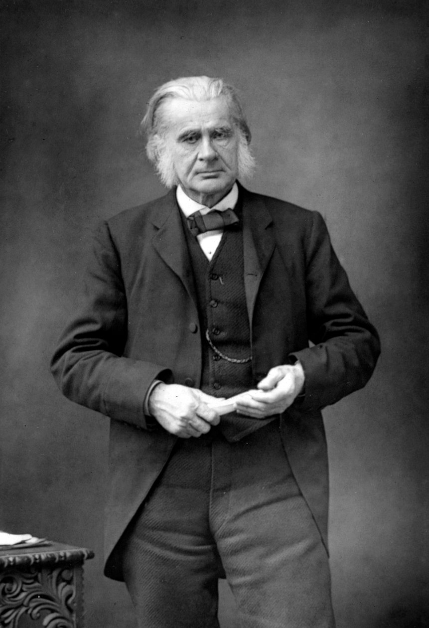 英国生物学家托马斯·亨利·赫x黎（Thomas Henry Huxley），c1890年 作者 威廉和丹尼尔唐尼