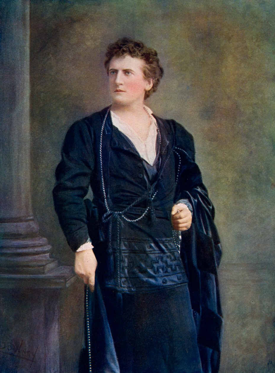 威尔逊·巴雷特（Wilson Barrett）1846-1904，英国演员，剧院经理和剧作家，1899-1900年。 作者 威廉和丹尼尔唐尼