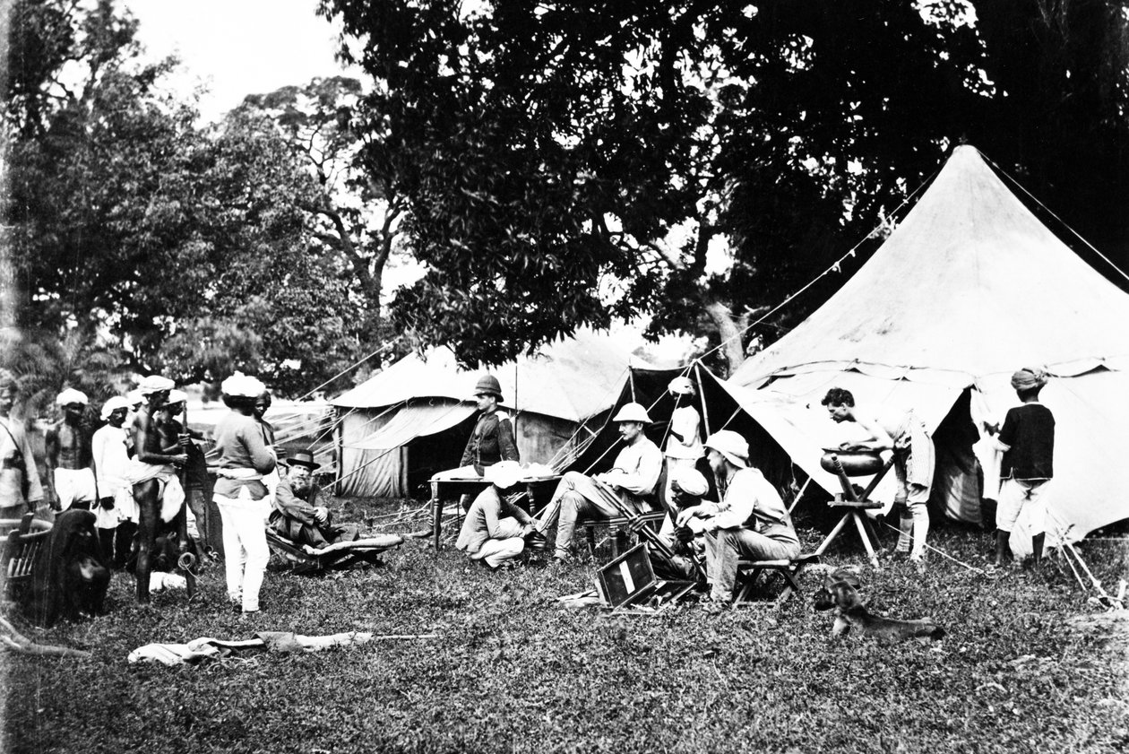 英国印第安军营，1860年代 作者 威洛比华莱士胡珀