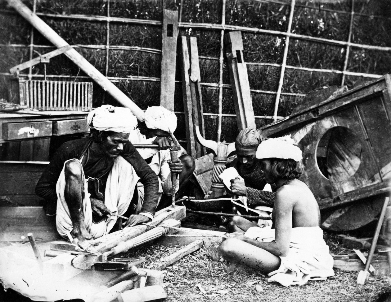 木匠，1870年代 作者 威洛比华莱士胡珀