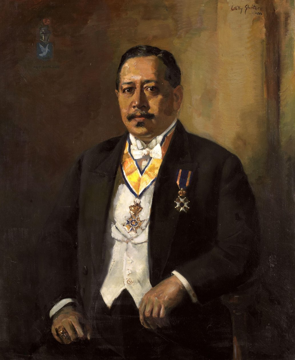 威廉·马蒂努斯·戈德弗里德·舒曼（1877-1952）。 人民联盟主席 (1919-1925) 作者 威利·施勒特