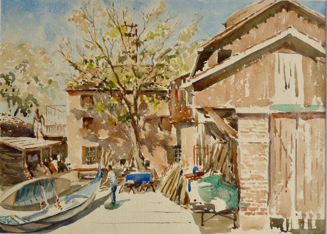792 Squero di S.Trovaso 作者 威尔逊·克莱夫（Wilson Clive）