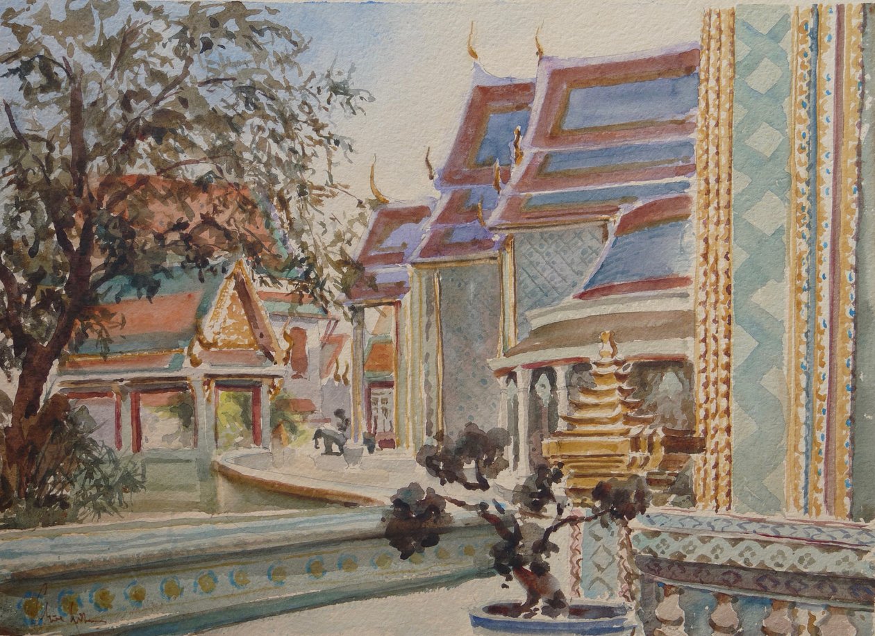 868拉差堡寺（Wat Ratchaborpit），曼谷 作者 威尔逊·克莱夫（Wilson Clive）