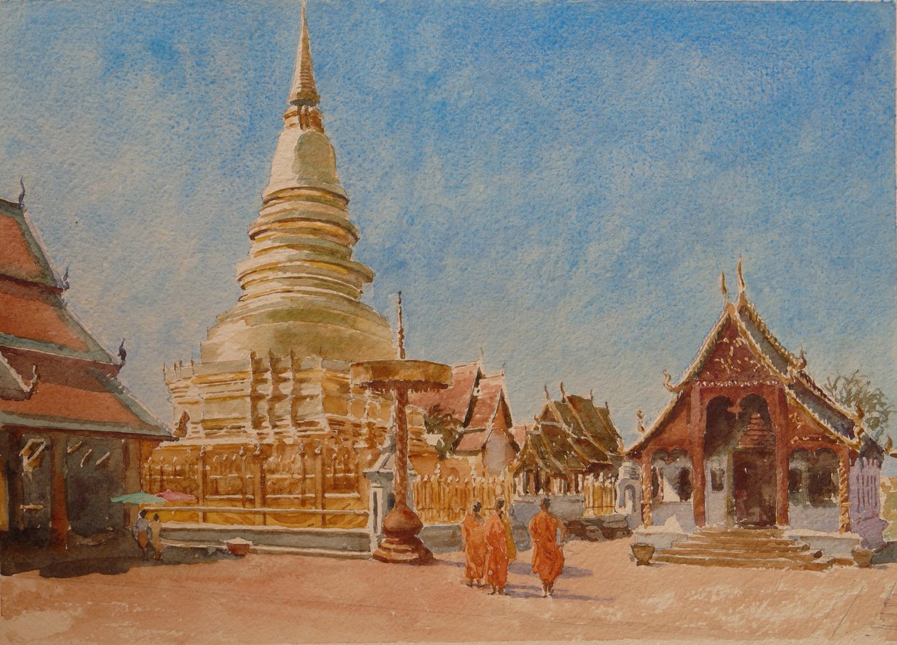 879 Wat Phrathat Haripunchai，南奔 作者 威尔逊·克莱夫（Wilson Clive）