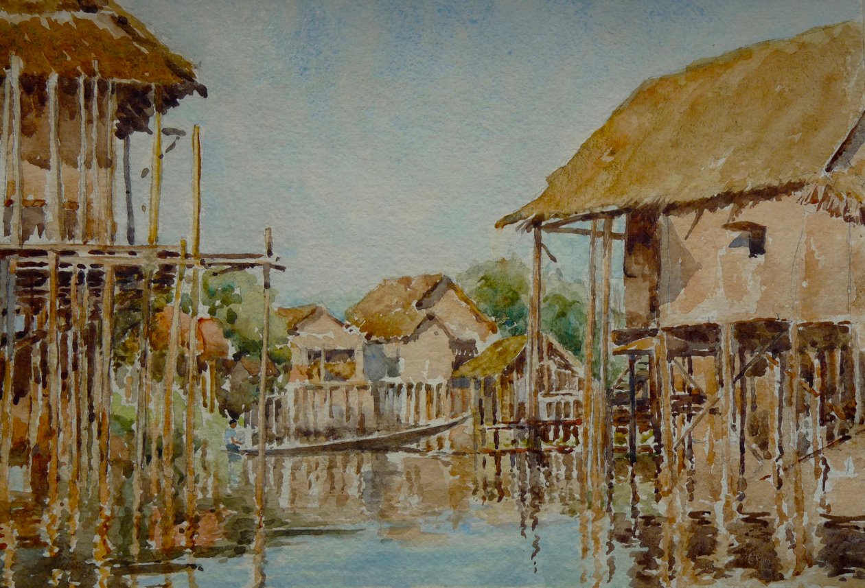 茵莱湖903 Pauk-Pa村（1） 作者 威尔逊·克莱夫（Wilson Clive）