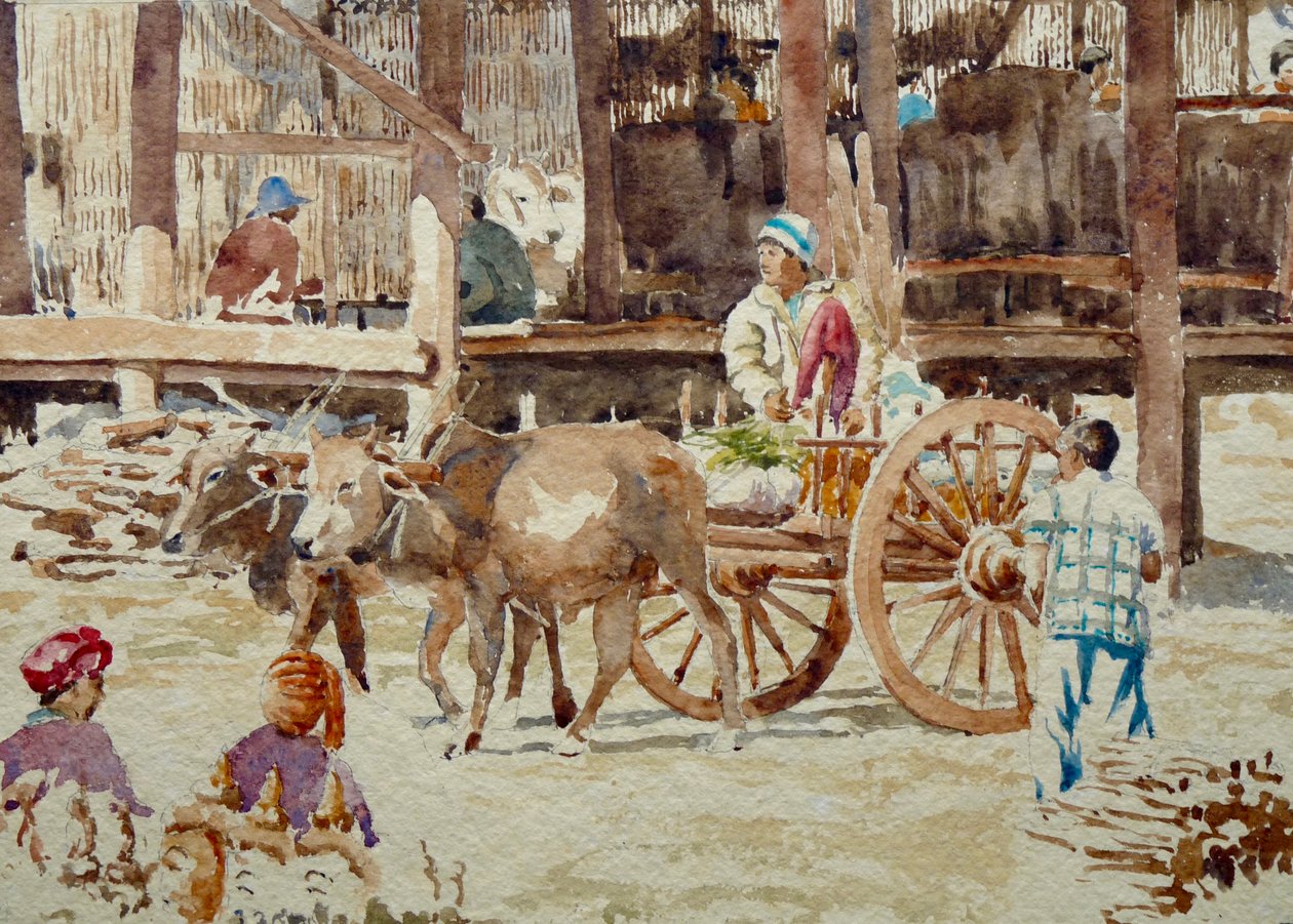 909 Thaung Tho市场，回家 作者 威尔逊·克莱夫（Wilson Clive）