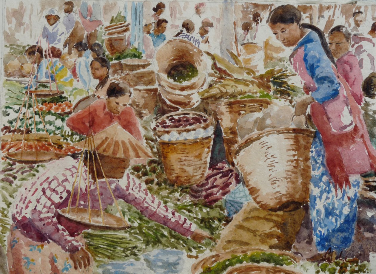 933蔬菜，市场托盘 作者 威尔逊·克莱夫（Wilson Clive）