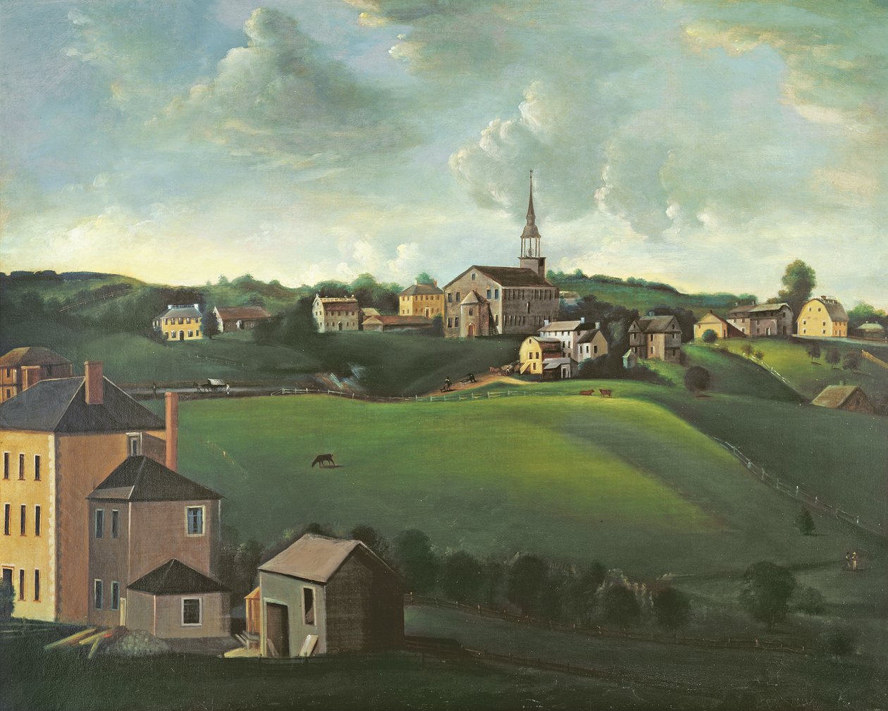 Hingham Meetinghouse，1845 作者 温克沃斯·艾伦·盖伊