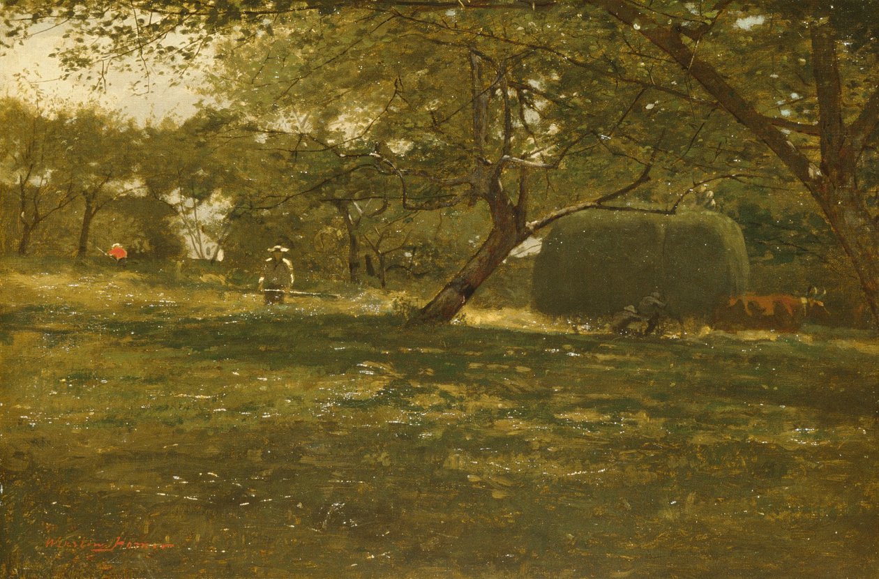收获场景，c.1873 作者 温斯洛·荷马