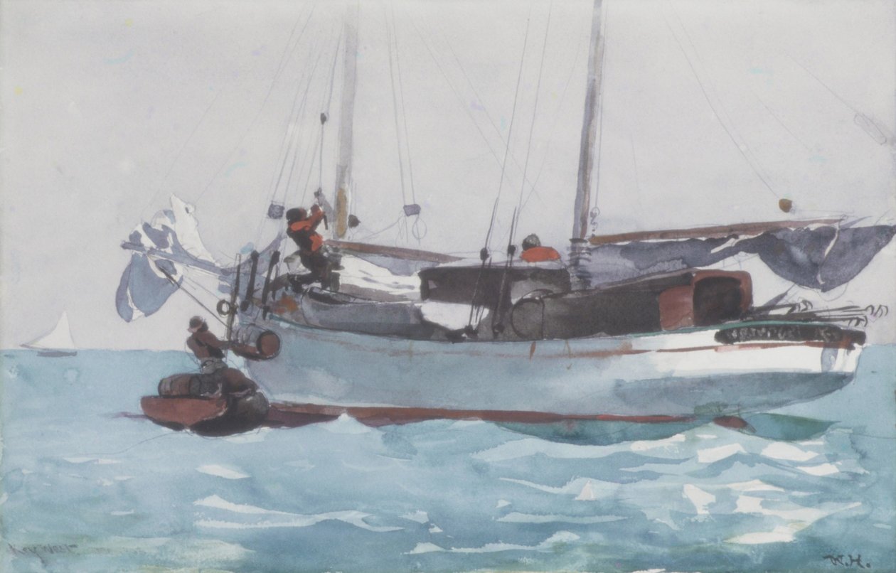 承担湿法规定，1903年 作者 温斯洛·荷马