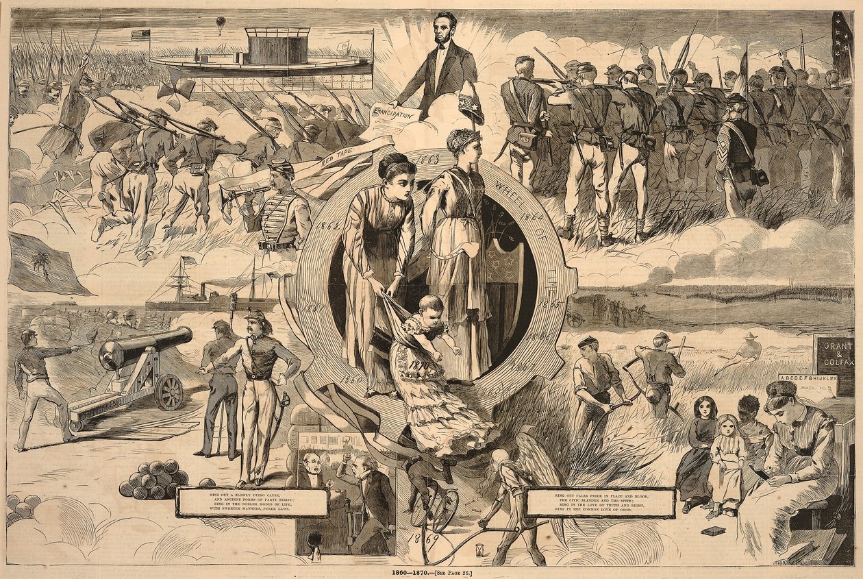 1860-1870 年，摘自《哈珀周刊》，1870 年 1 月 8 日 作者 温斯洛·荷马