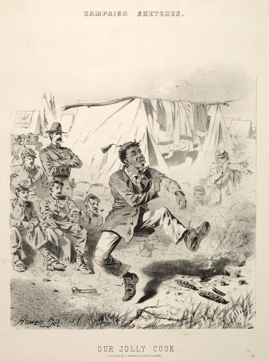 竞选草图：我们的乔利·库克（Jolly Cook），1863年。 作者 温斯洛·荷马