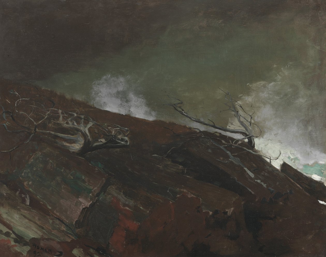 缅因州海岸，1893年 作者 温斯洛·荷马