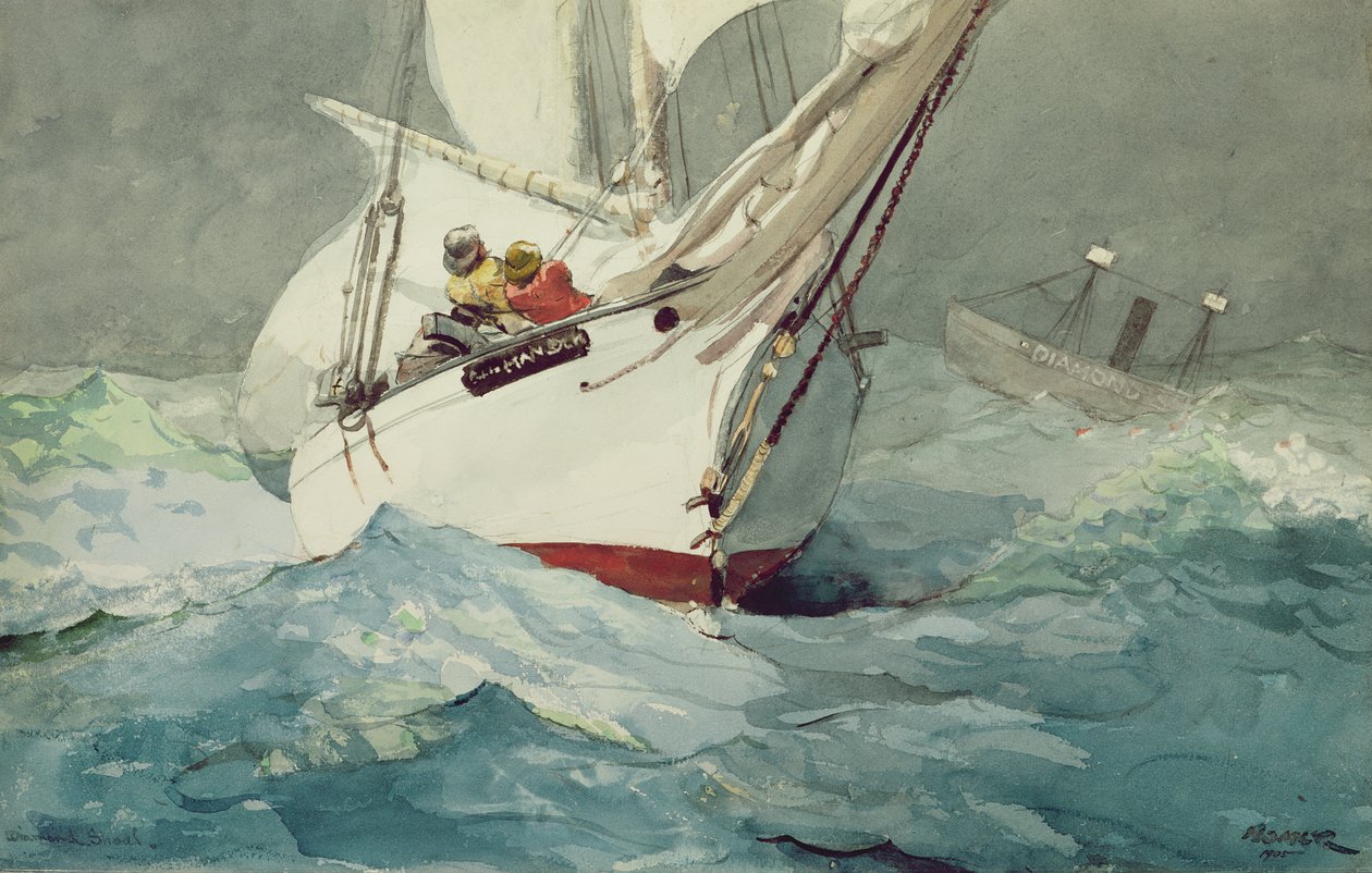 钻石浅滩，1905年 作者 温斯洛·荷马