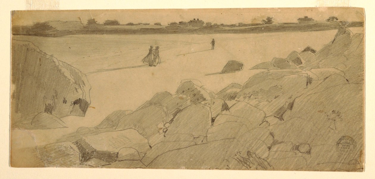 绘画，马什菲尔德海滩，1869-74 年 作者 温斯洛·荷马