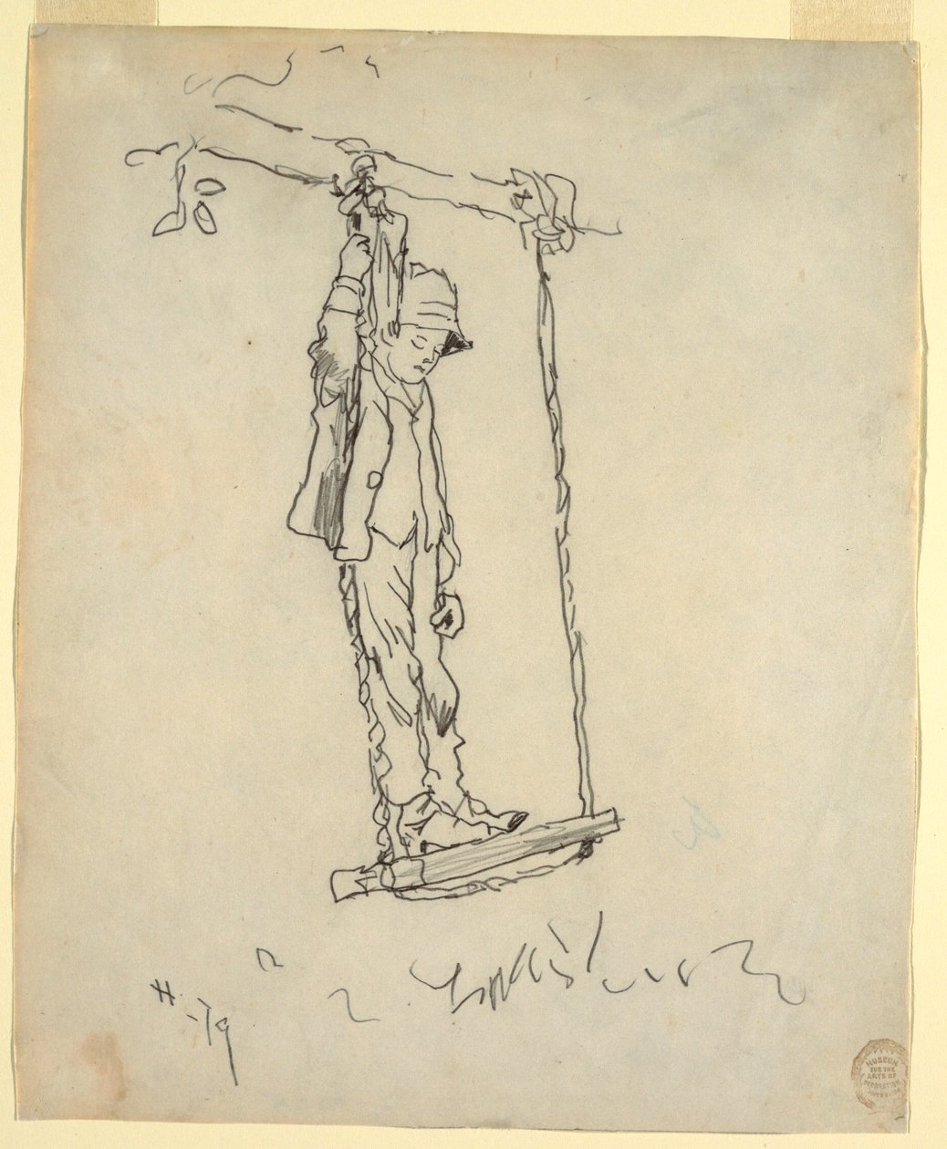 绘画，秋千上的男孩，1879 年 作者 温斯洛·荷马