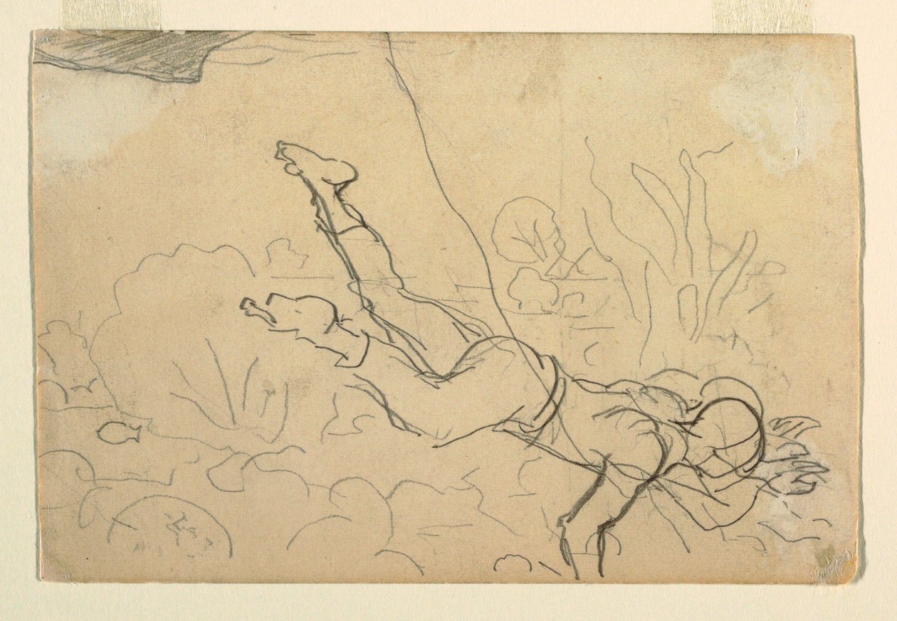 绘画，"海螺潜水员"，1885-86 年 作者 温斯洛·荷马