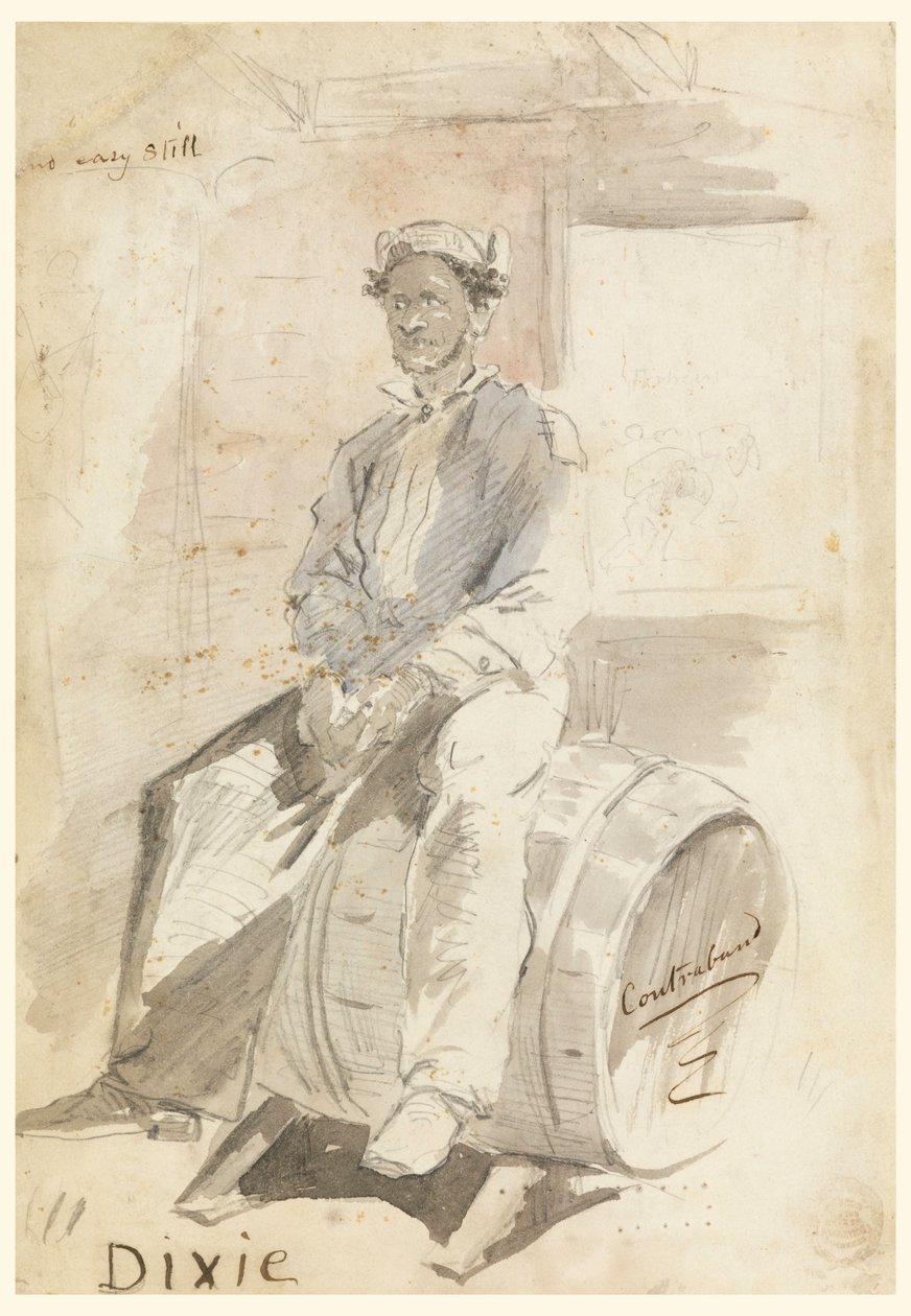 绘画，迪克西，1861 年 作者 温斯洛·荷马
