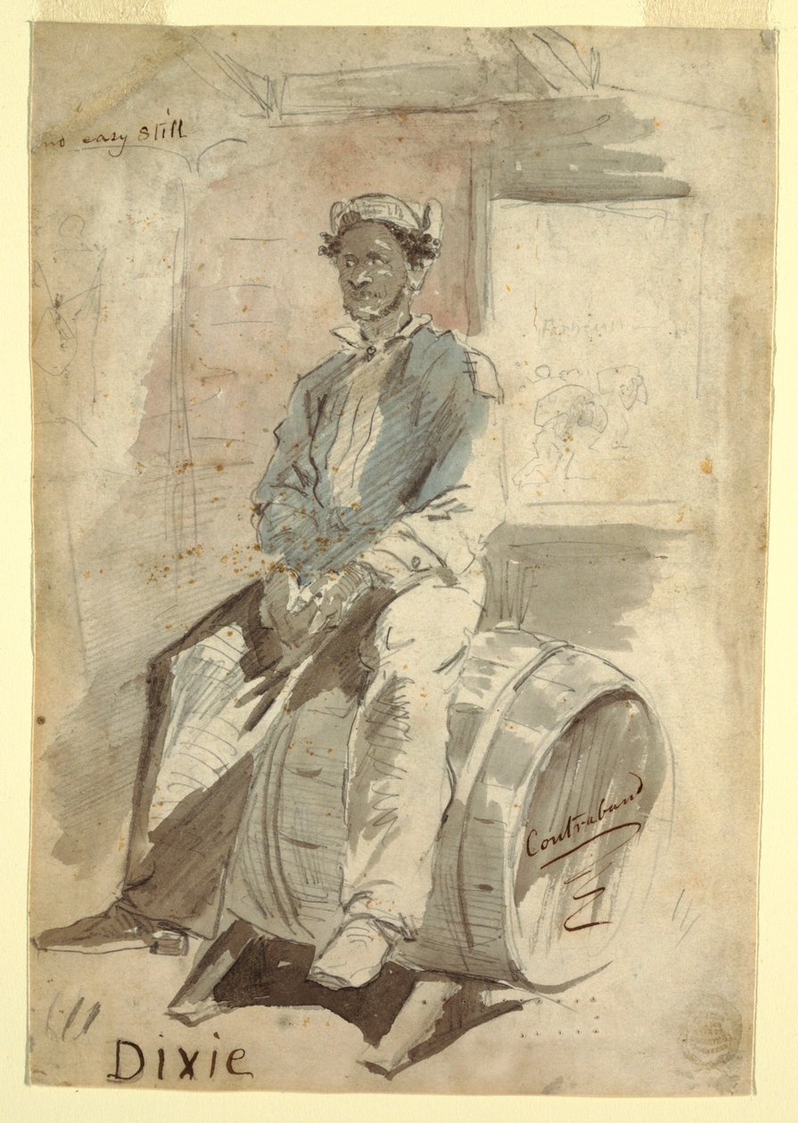 绘画，迪克西，1861 年 作者 温斯洛·荷马