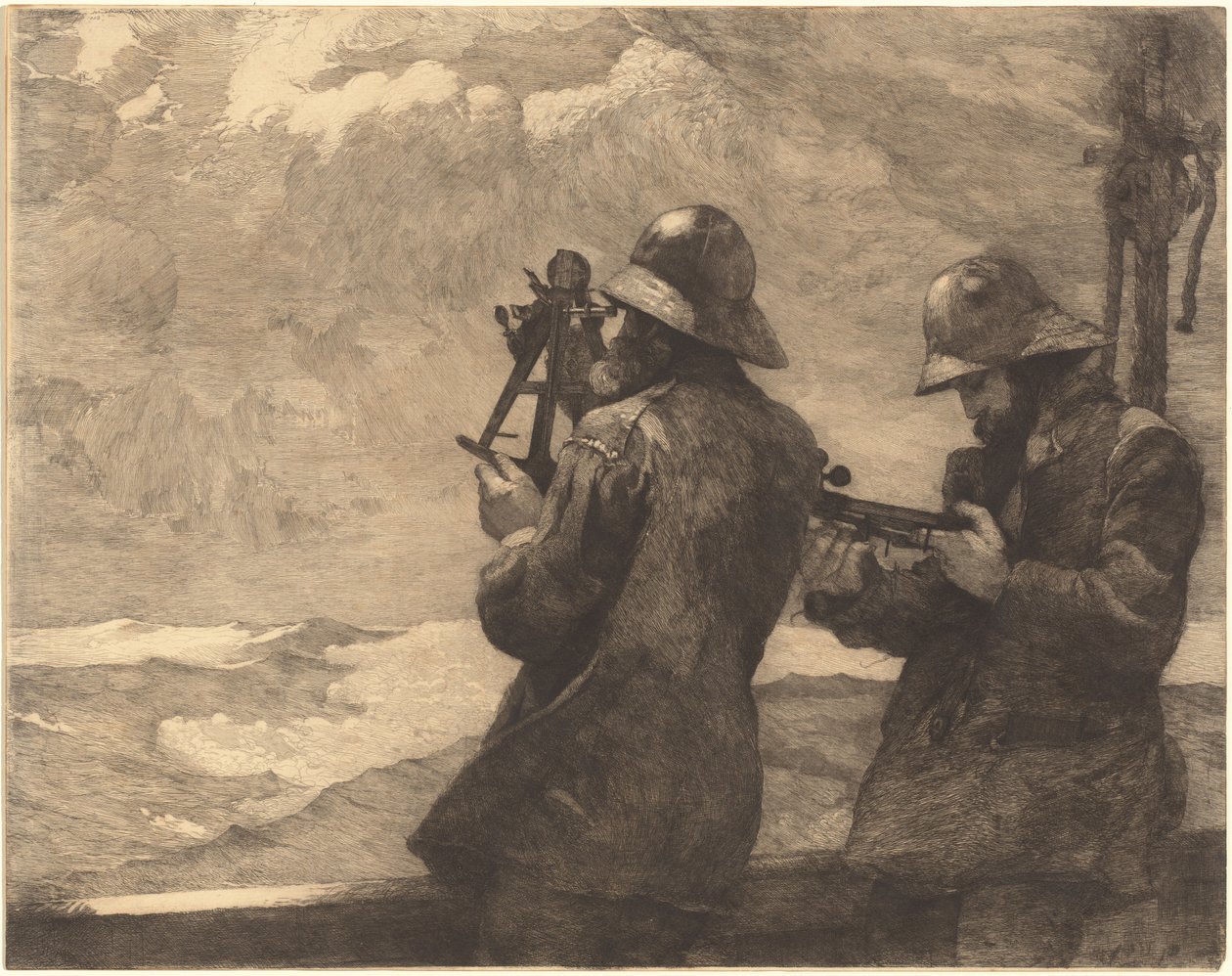Eight Bells, 1887. 作者 温斯洛·荷马