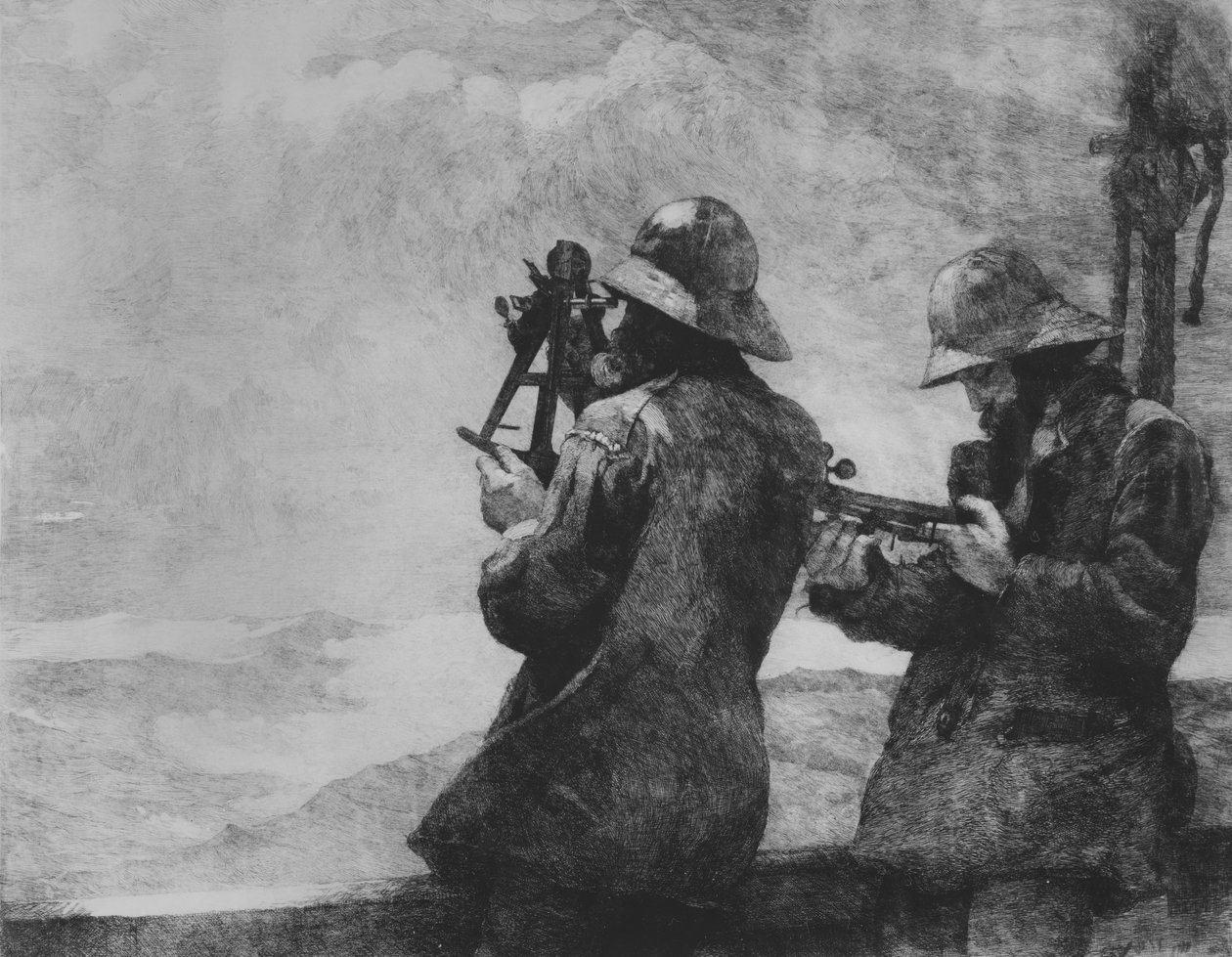 Eight Bells, 1887. 作者 温斯洛·荷马