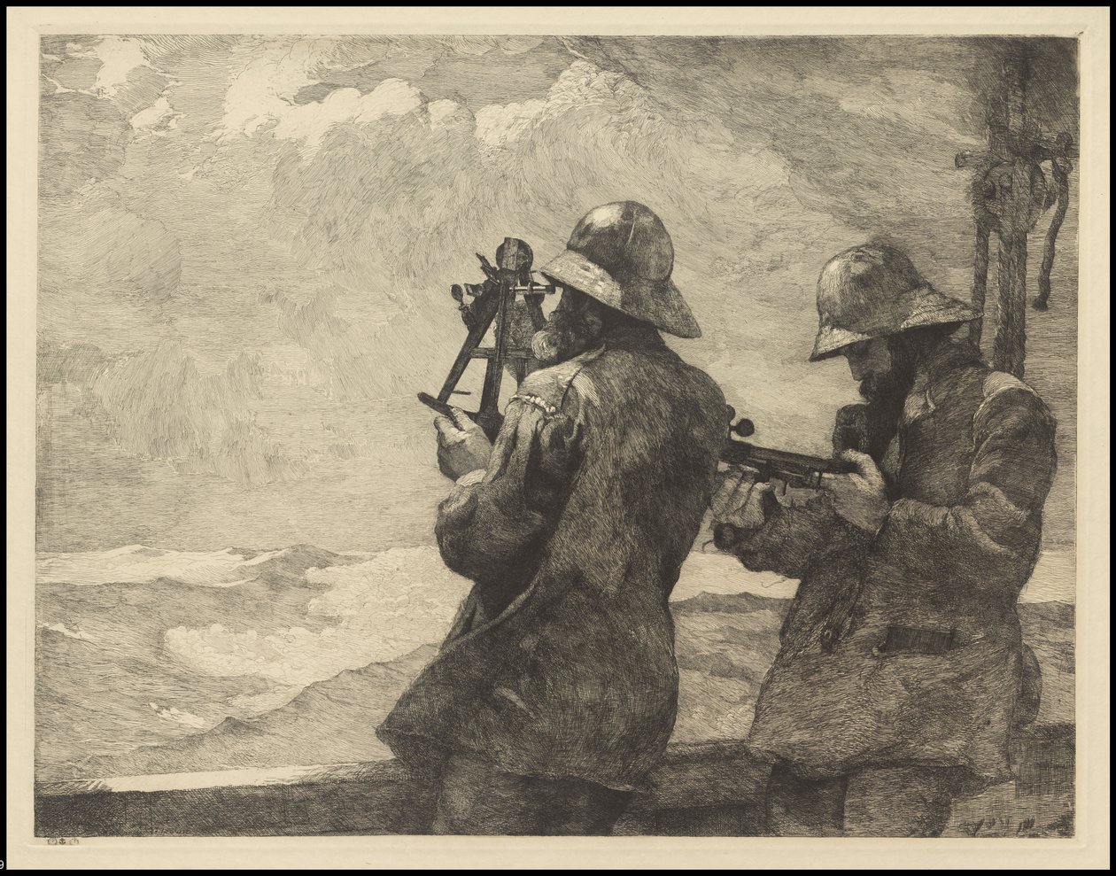 八铃，1887年，大概是1940年左右印制的 作者 温斯洛·荷马