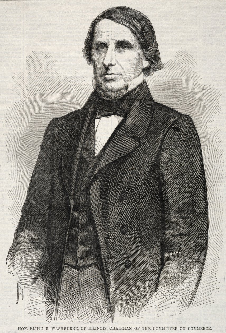 伊利诺伊州的 Elihu B. Washburne 阁下，商务委员会主席 作者 温斯洛·荷马