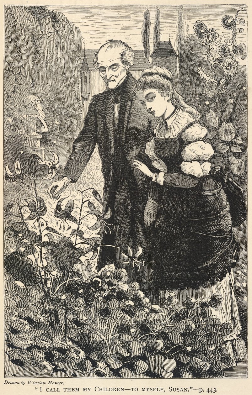 "我称他们为我的孩子--对我自己，苏珊》，选自《银河》，1869 年 10 月 作者 温斯洛·荷马