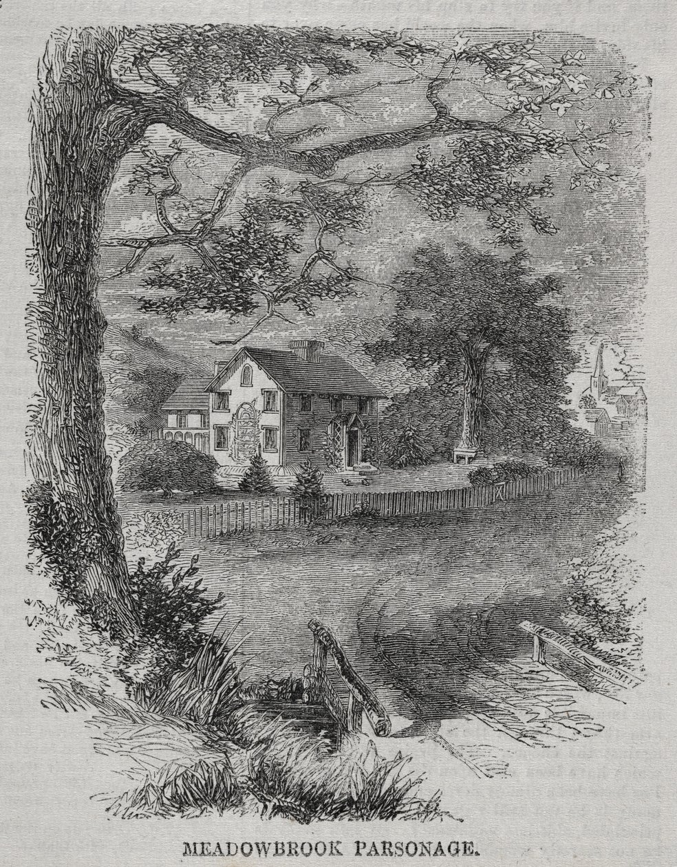 梅多布鲁克牧师（Meadowbrook Parsonage），1860年。 作者 温斯洛·荷马