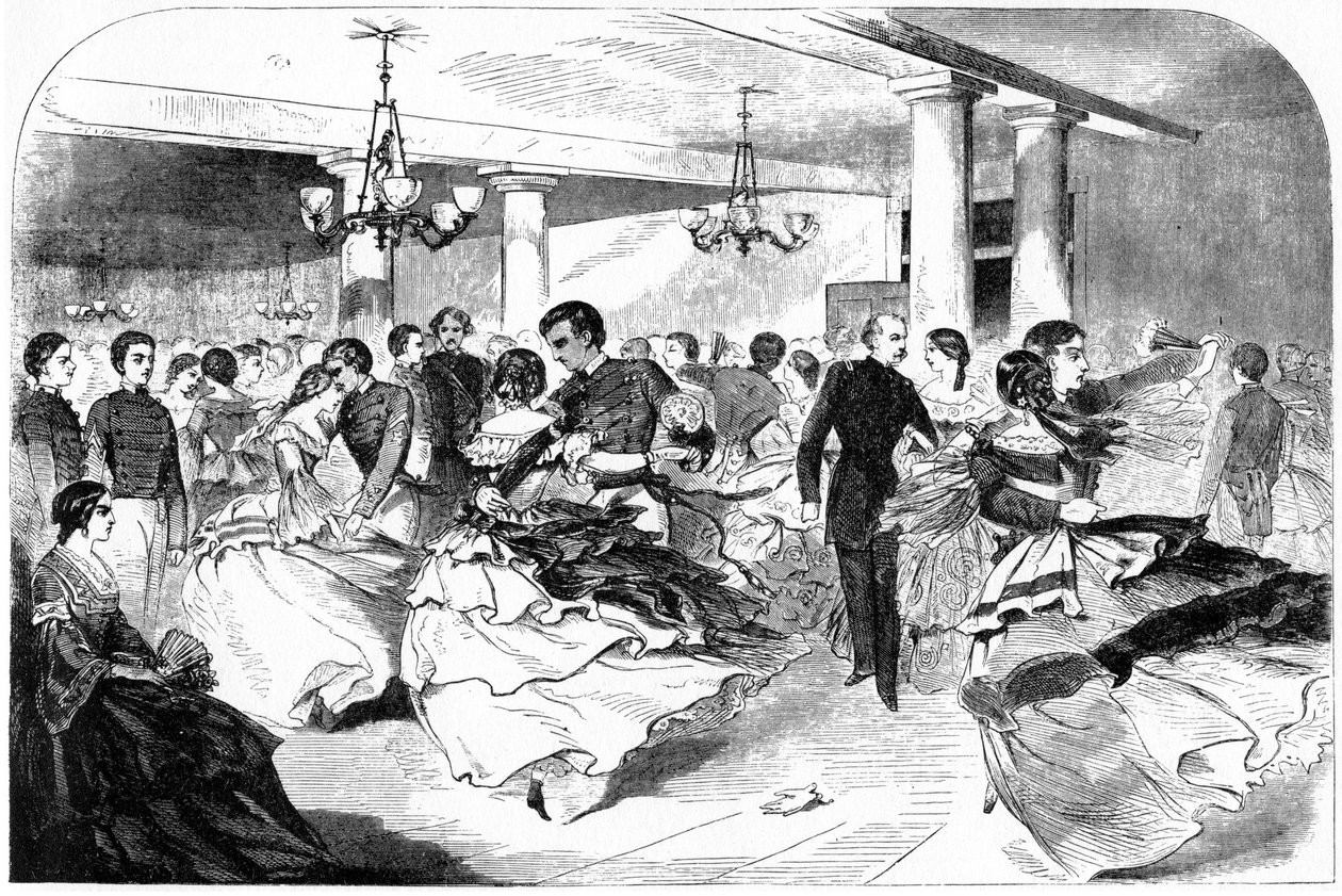 军事学院，跃点，考恩斯酒店，1859年。 作者 温斯洛·荷马