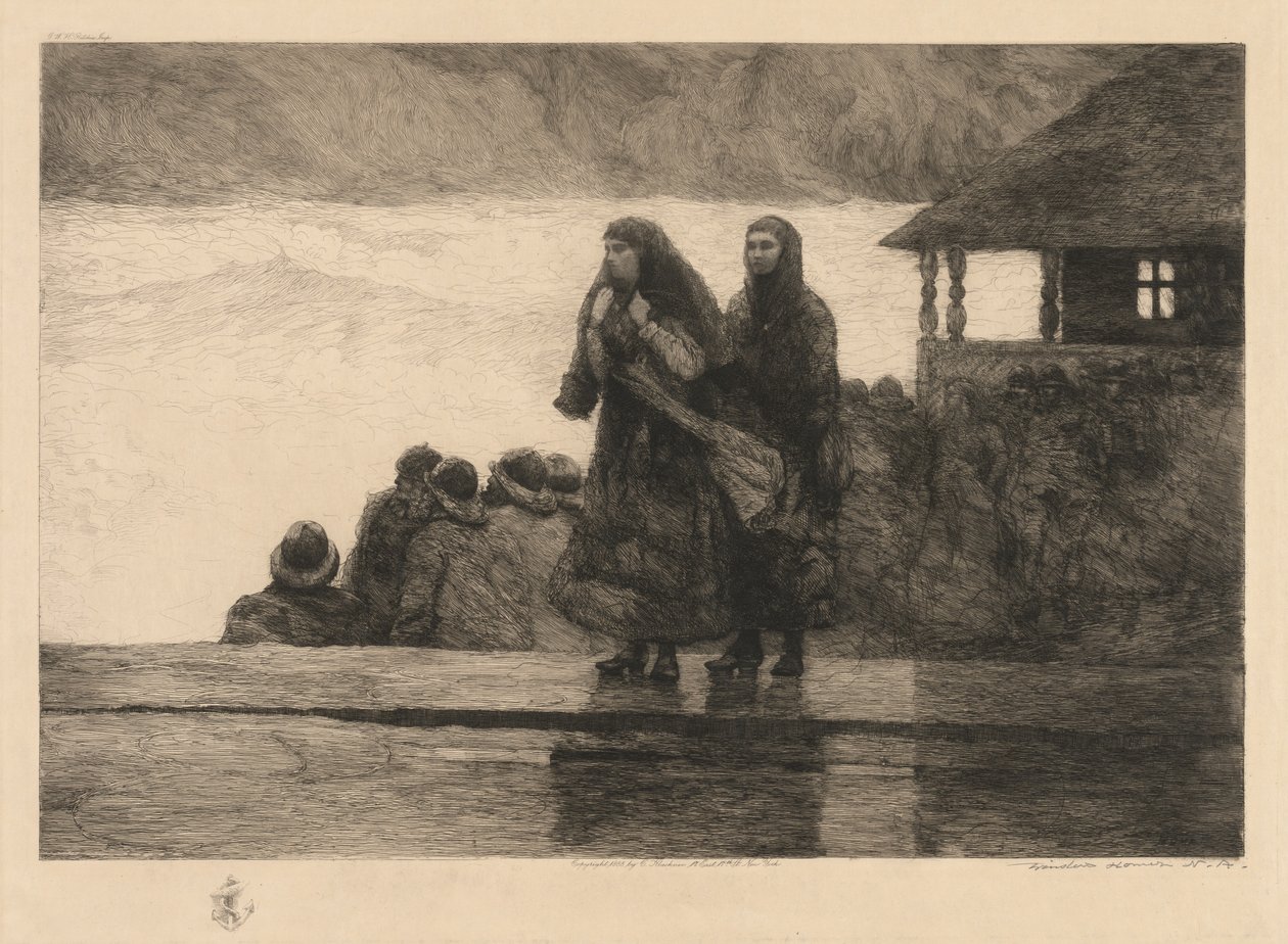 海上危险，1888年。 作者 温斯洛·荷马