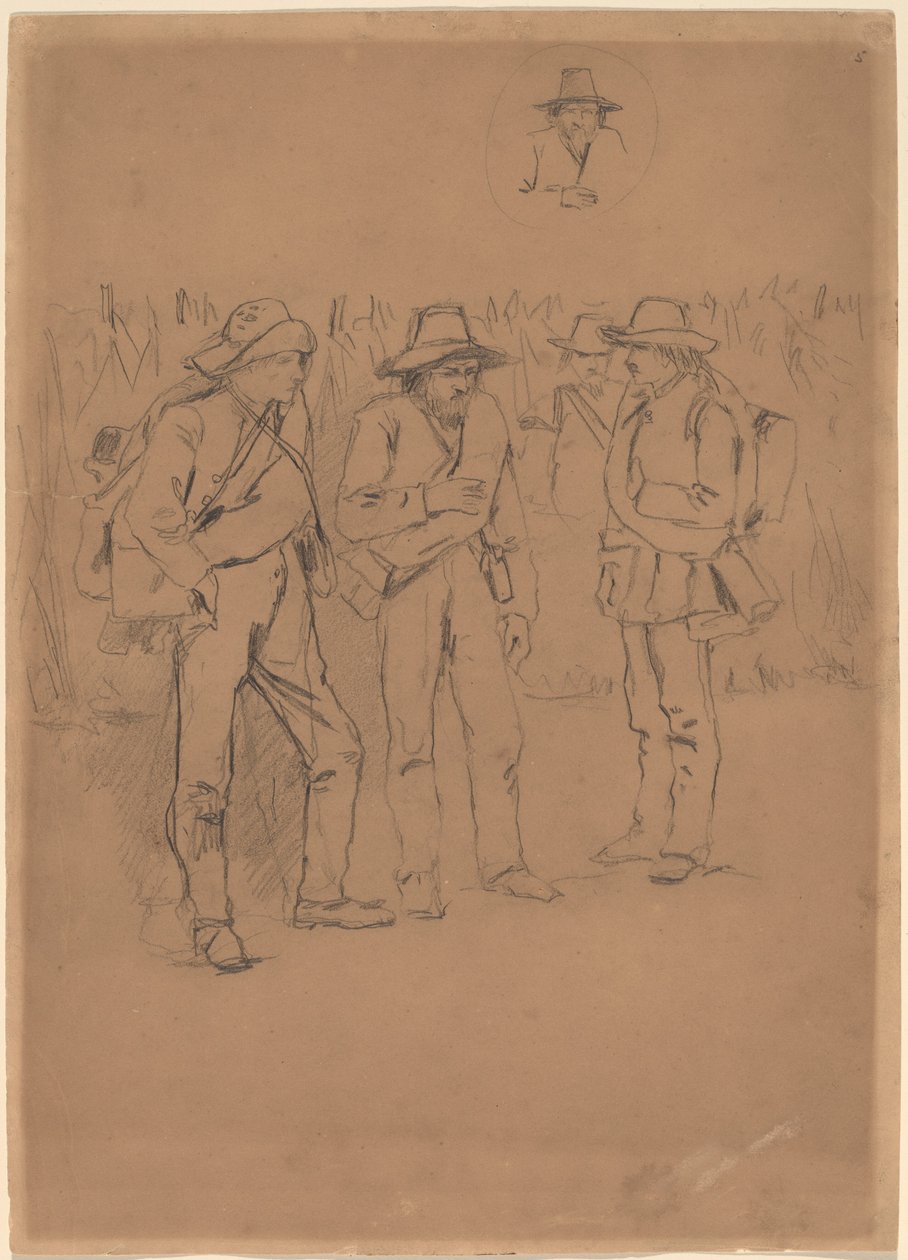 战俘，1864年。 作者 温斯洛·荷马