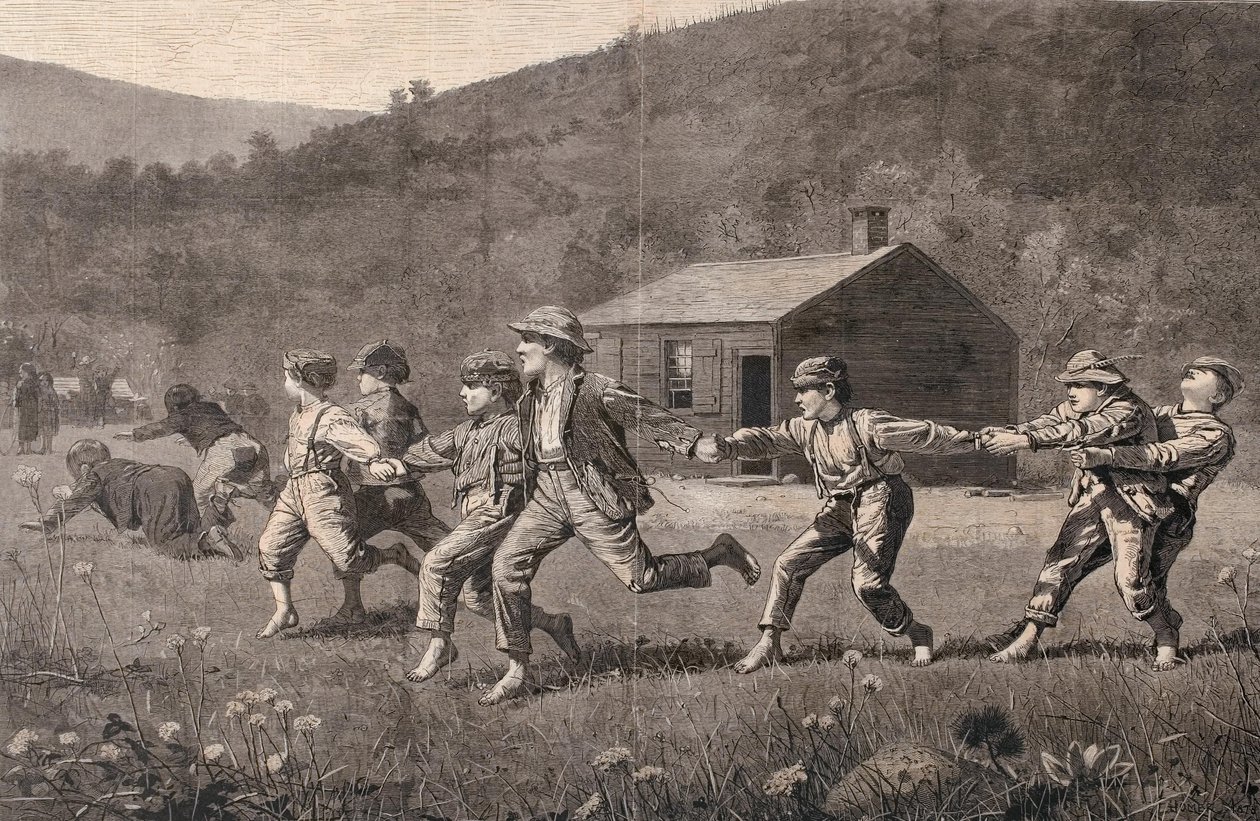&39;Snap-the-Whip&39;，1873年9月20日 作者 温斯洛·荷马