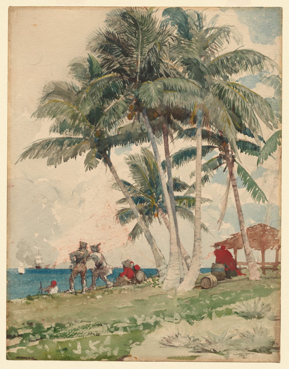 海盗，1885年。 作者 温斯洛·荷马