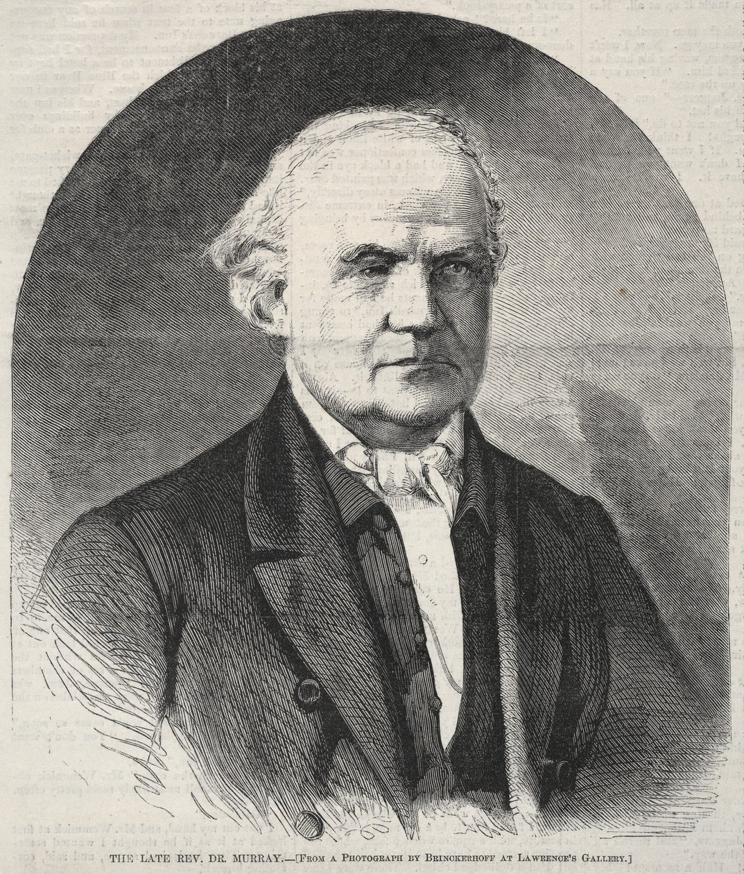 已故牧师Murray博士，1861年。 作者 温斯洛·荷马