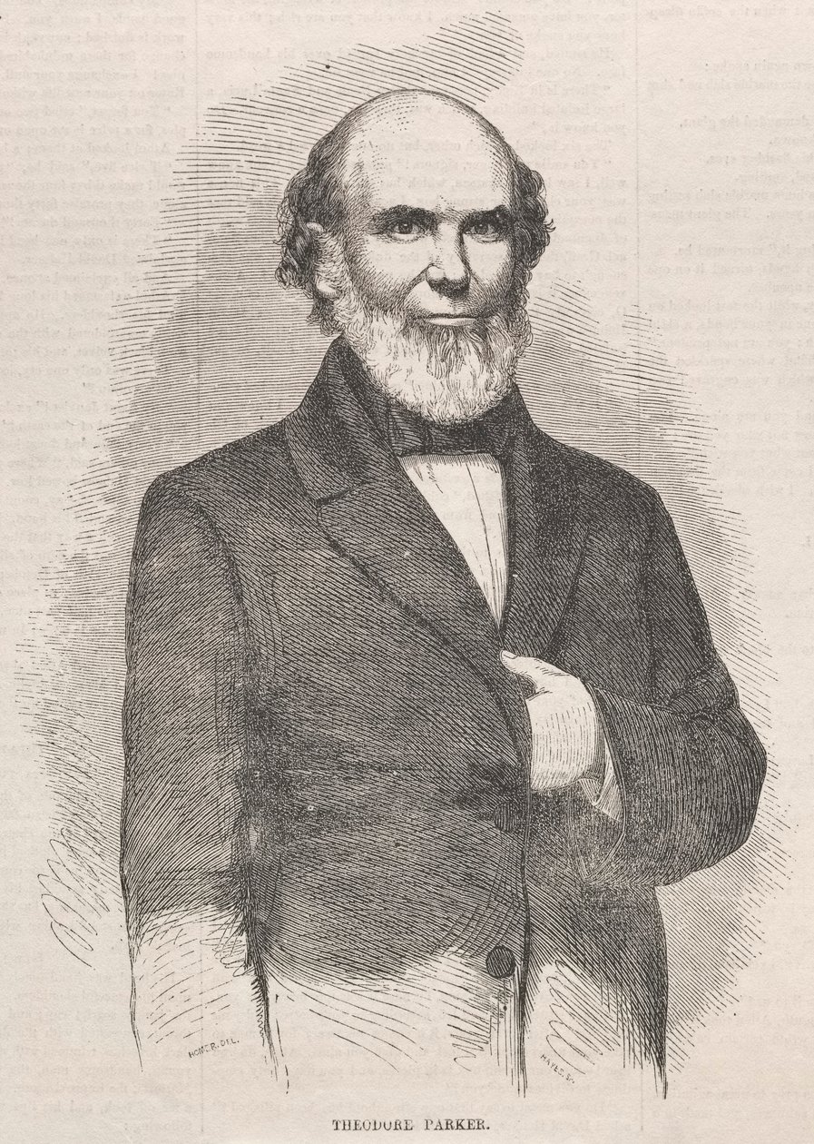 西奥多·帕克（Theodore Parker），1858年。 作者 温斯洛·荷马