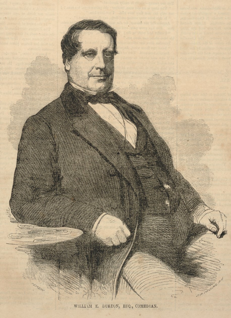 William E. Burton，Esq.，喜剧演员，摘自《Ballou