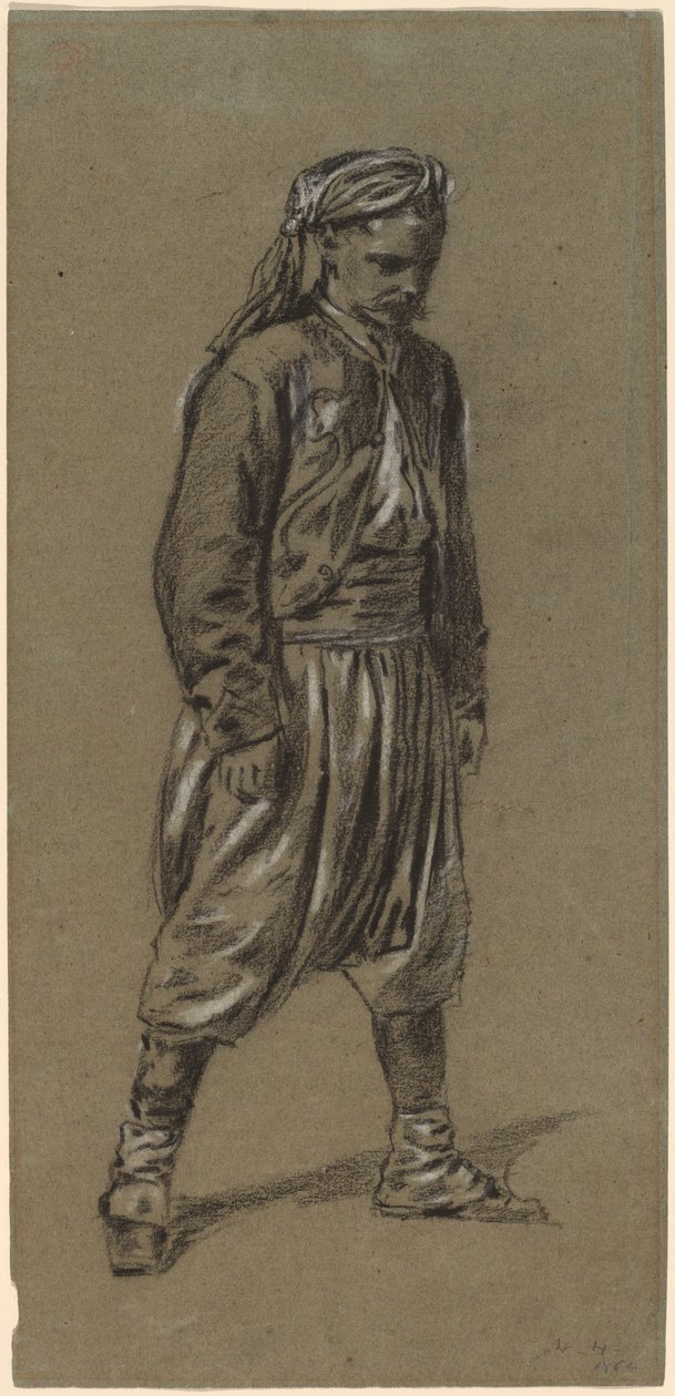 Zouave, 1864年。 作者 温斯洛·荷马