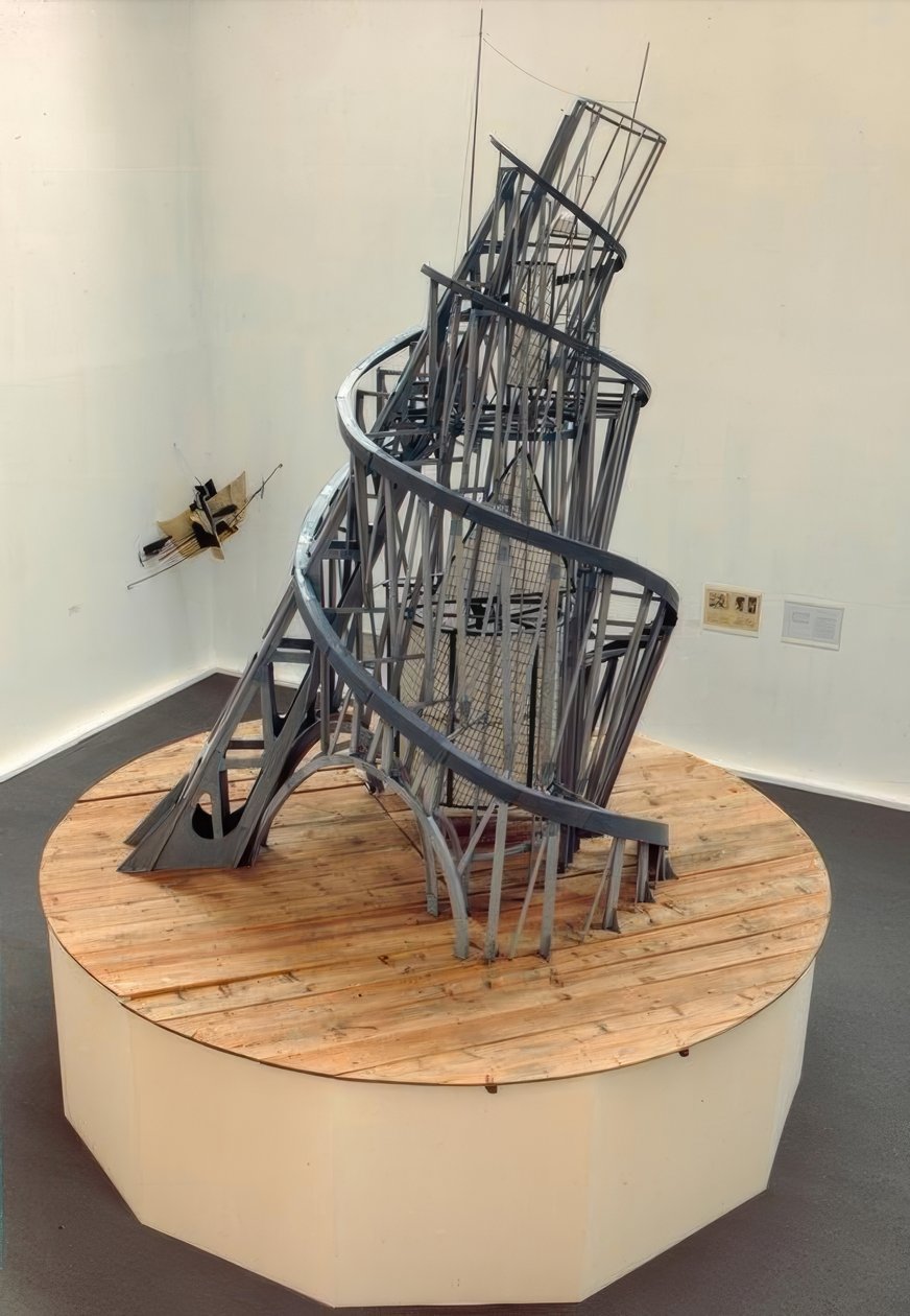 第三国际纪念碑 作者 弗拉基米尔·F·塔特林