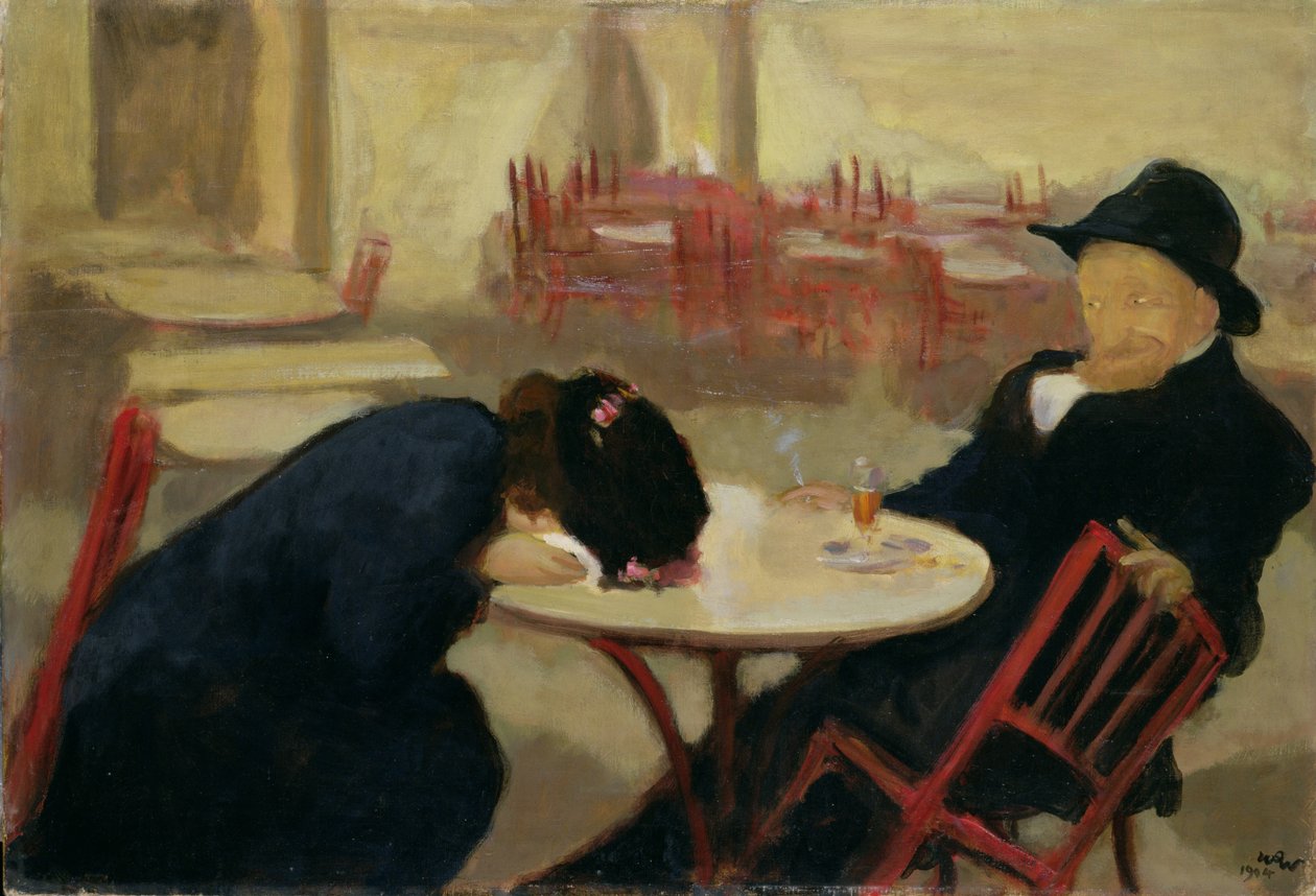 The Demon或In the Cafe，1904 作者 沃西切·斯坦尼斯劳·魏斯