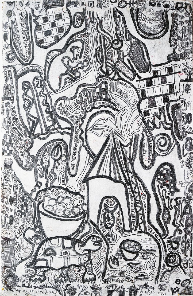 森林里的生命圈（负面） 作者 Wole Oyeyemi