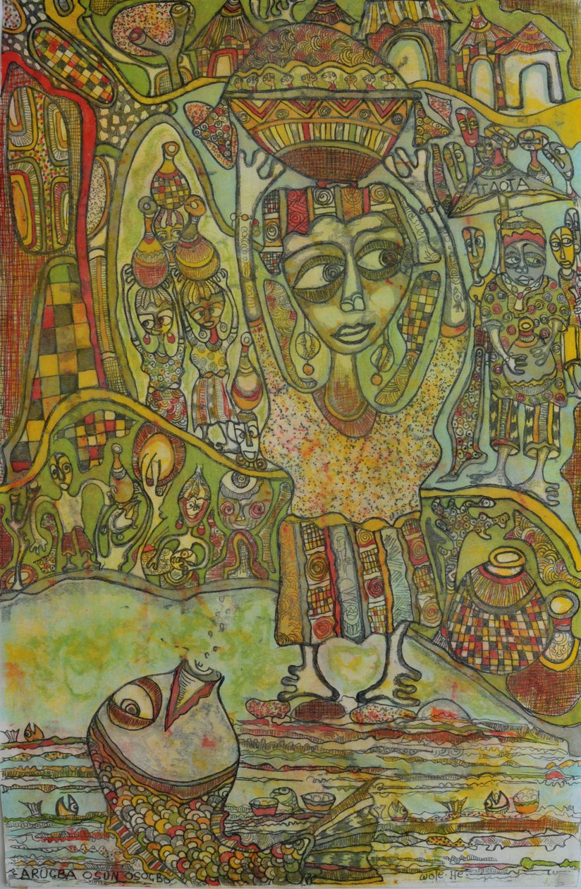 Osun osogbo节日 作者 Wole Oyeyemi