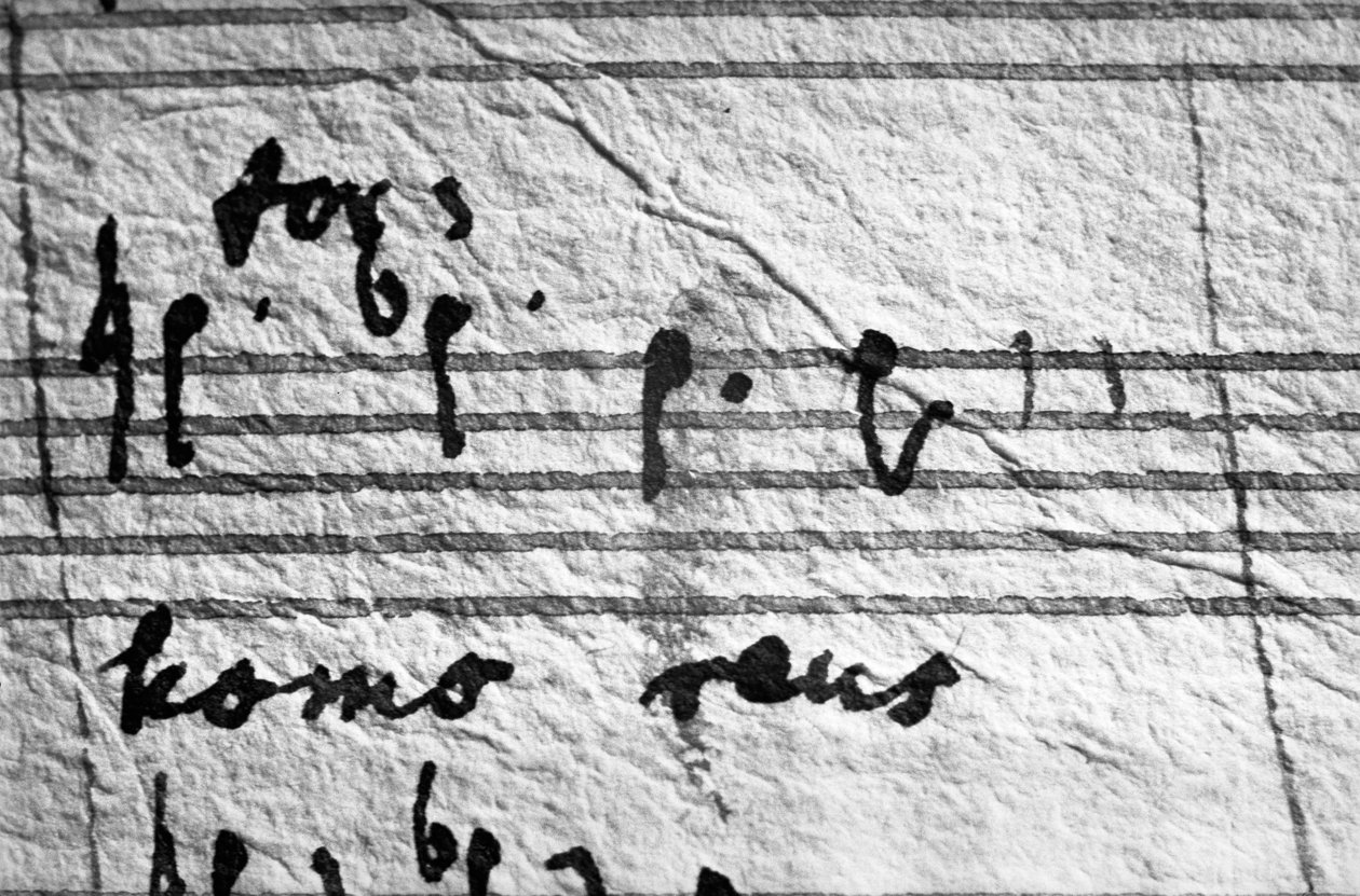 莫扎特《安魂曲》乐谱，他写下的最后一个音符... 作者 沃尔夫冈·阿玛迪斯·莫扎特